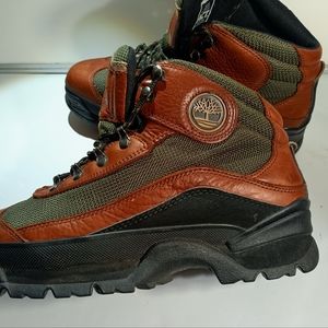 NIB Timberland 2522 Brown Leather Insulated Lined Hiking Boots Size 9.5